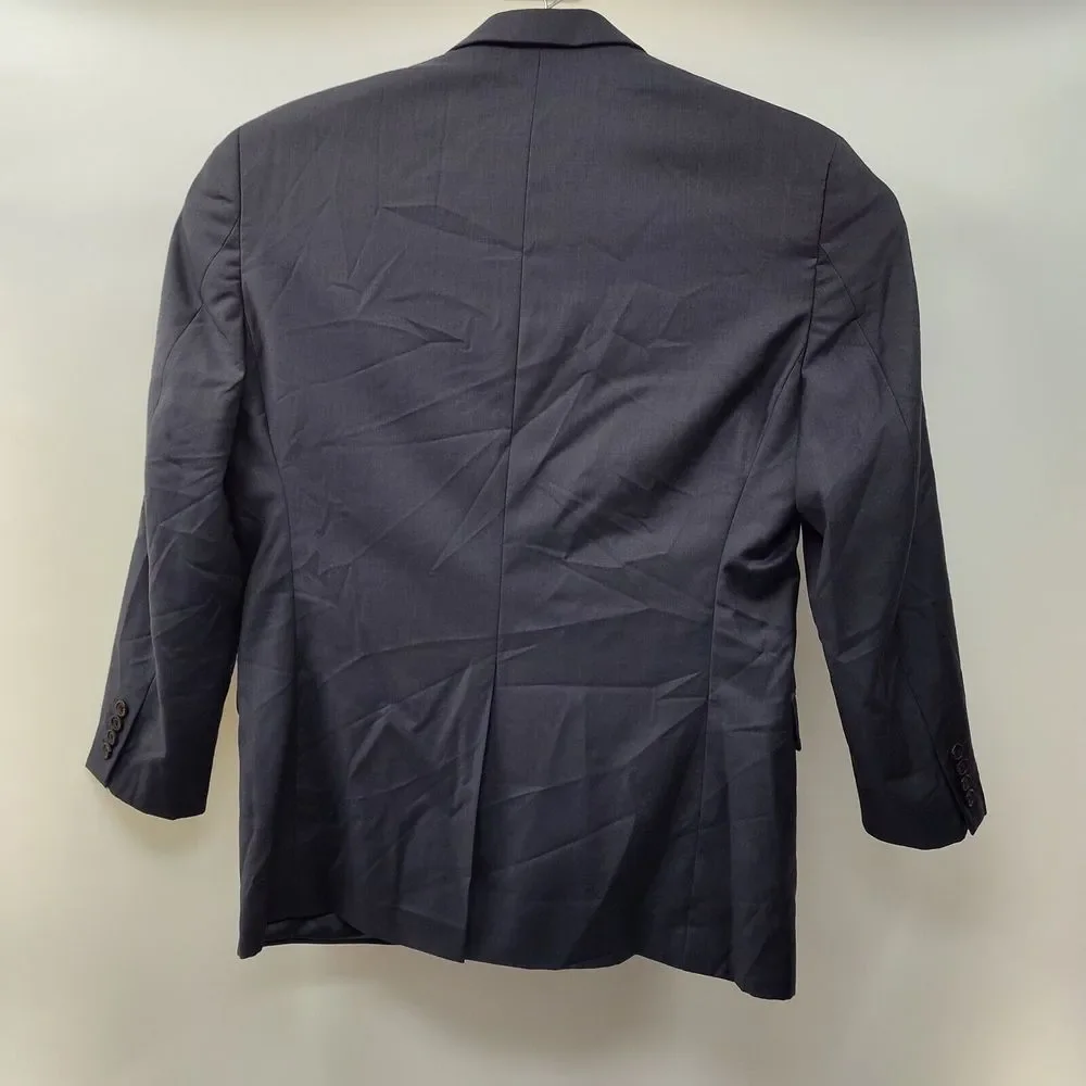 Ralph Ralph‎ Lauren Wool Sport Coat Gray Size 43R Mens Jacket Blue Label